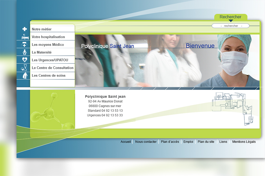 polyclinique website