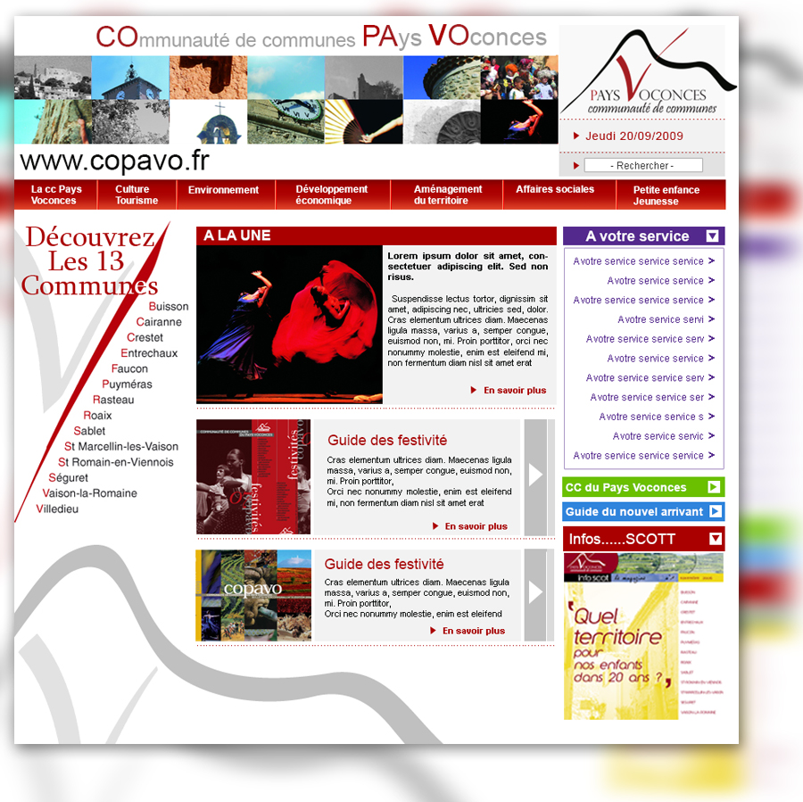 Copavo website